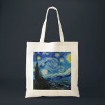 Van Gogh Starry Night. Impressionism vintage art トートバッグ<br><div class="desc">Van Gogh "The Starry Night" tote bag.</div>