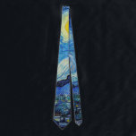 Van Gogh Starry Night. Impressionism vintage art ネクタイ<br><div class="desc">Van Gogh "The Starry Night" neck tie.</div>