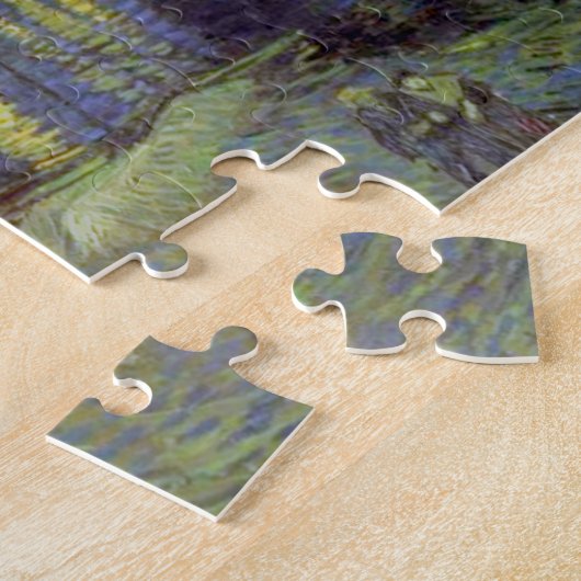 Van Gogh Starry Night Over Rhone River ジグソーパズル (側面)