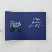 Van Gogh Starry Night St Nicholas In St Remy カード (内部)
