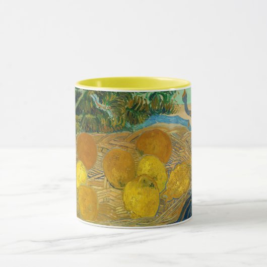 Van Gogh - Still Life Oranges and Lemons  マグカップ (中央)