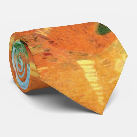 Van Gogh - Still Life Vase With Twelve Sunflowers ネクタイ (ロール)