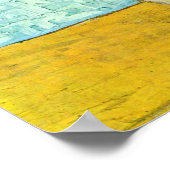 van Gogh Still Life Vase with Twelve Sunflowers ポスター (角)