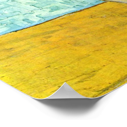 van Gogh Still Life Vase with Twelve Sunflowers ポスター (角)