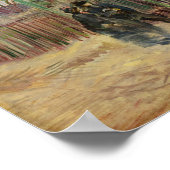 Van Gogh Street Scene in Montmartre  ポスター (角)