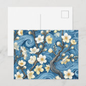 Van Gogh Style Almond Blossoms ポストカード (正面/裏面)
