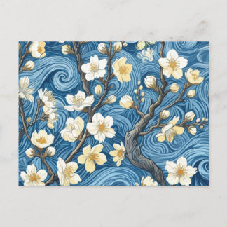 Van Gogh Style Almond Blossoms ポストカード