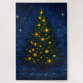 Van Gogh-style Christmas Tree Jigsaw Puzzle ジグソーパズル (縦)