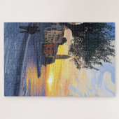 Van Gogh Style Italian Sunset – Artistic Puzzle ジグソーパズル (横)