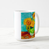 Van Gogh Sunflowers コーヒーマグカップ (正面右)