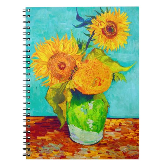 Van Gogh Sunflowers ノートブック (正面)