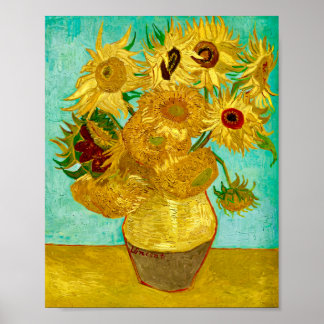 Van Gogh Sunflowers  ポスター