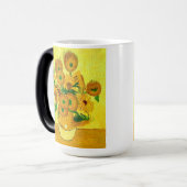 Van Gogh Sunflowers モーフィングマグカップ (正面左)