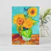 Van Gogh Sunflowers 案内状 (スタンド正面)