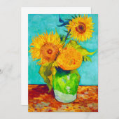 Van Gogh Sunflowers 案内状 (正面/裏面)