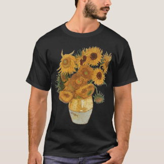Van Gogh sunflowers friends Tシャツ