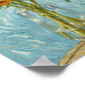 Van Gogh Sunflowers in a Glass Vase ポスター (角)