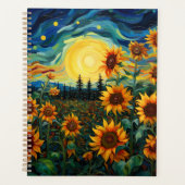  Van Gogh Sunflowers Painting プランナー手帳 (正面)