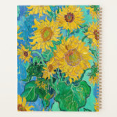 Van Gogh Sunflowers Yellow Flowers  Floral  プランナー手帳 (裏面)