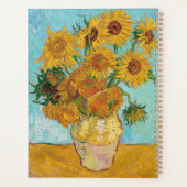 Van Gogh Sunflowers Yellow Flowers  Floral  プランナー手帳 (裏面)