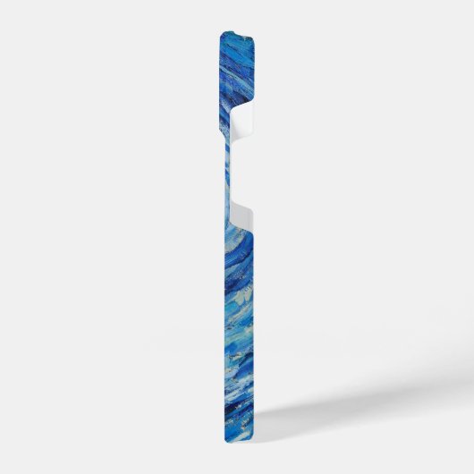 Van Gogh Swirling Blue Sky – Customizable iPhoneケース (左側面)