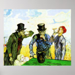 Van Gogh - The Drinkers, famous painting ポスター<br><div class="desc">The Drinkers,  famous painting by Vincent van Gogh</div>