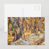Van Gogh - The Large Plane Trees, シーズンポストカード (正面/裏面)