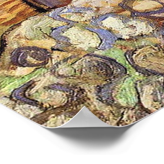 Van Gogh - The Large Plane Trees, ポスター (角)