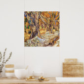 Van Gogh - The Large Plane Trees, ポスター (キッチン)