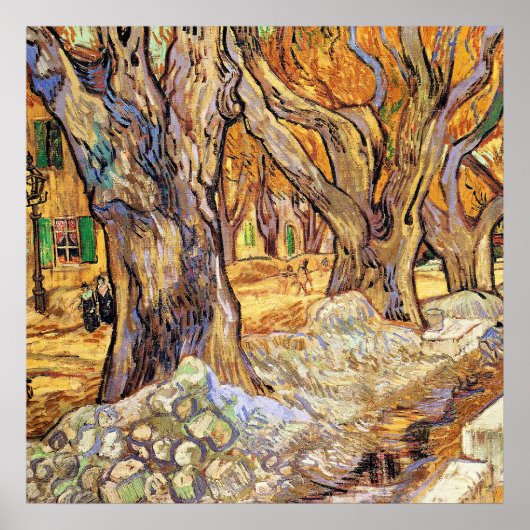 Van Gogh - The Large Plane Trees, ポスター (正面)