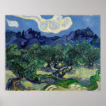 Van Gogh - The Olive Trees ポスター<br><div class="desc">The Olive Trees by Vincent Van Gogh. For more poster-ready images from Zedign Art Series Book 37 "Vincent Van Gogh - Paintings & Drawings Vol 2",  visit https://books.zedign.com/zas/37.html</div>