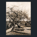 Van Gogh - The Parsonage Garden Nuenen In Winter ポスター<br><div class="desc">The Parsonage Garden Nuenen In Winter by Vincent Van Gogh. For more poster-ready images from Zedign Art Series Book 36 "Vincent Van Gogh - Paintings & Drawings Vol 1",  visit https://books.zedign.com/zas/36.html</div>