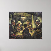 Van Gogh - The Potato Eaters キャンバスプリント (正面)