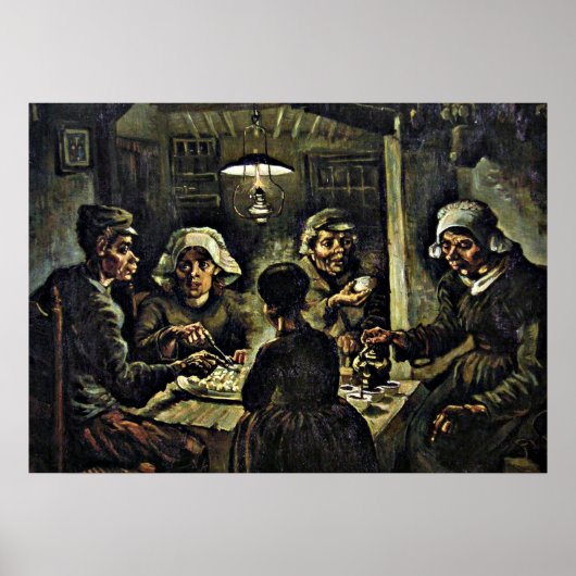 Van Gogh - The Potato Eaters ポスター (正面)