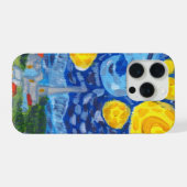 Van Gogh, The Starry Night Phone Case iPhoneケース (裏面横)