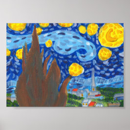 Van Gogh, The Starry Night Print, Value, Poster ポスター