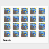 Van Gogh, The Starry Night Stickers スクエアシール (シート)