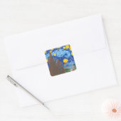 Van Gogh, The Starry Night Stickers スクエアシール (封筒)