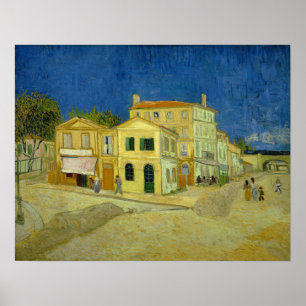Van Gogh - The Yellow House ポスター