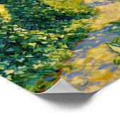 Van Gogh Trees with Ivy St Paul Hospital ポスター (角)