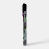 Van Gogh Tulips, Deep purple fanciful garden iPhoneケース (左側面)
