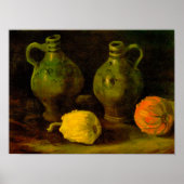 Van Gogh Two Jugs and Pumpkins ポスター (正面)