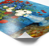 Van Gogh Vase with Cornflowers and Poppies フォトプリント (角)