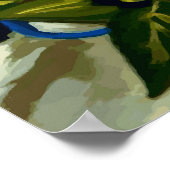 Van Gogh Vase with Honesty ポスター (角)