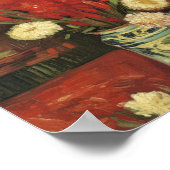 Van Gogh Vase with Red Gladioli ポスター (角)