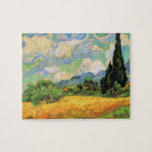 Van Gogh Wheat Field w Cypresses at Haute Galline ジグソーパズル (横)