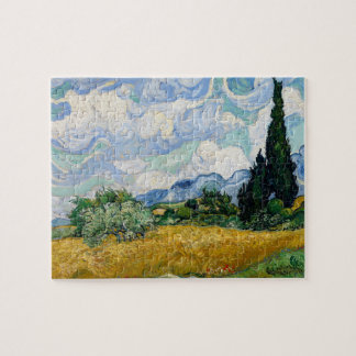 Van Gogh Wheat Field with Cypresses ジグソーパズル