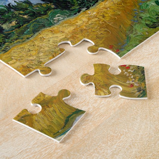 Van Gogh Wheat Field with Cypresses ジグソーパズル (側面)