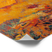 Van Gogh Wheat Fields ポスター (角)