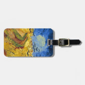 Van Gogh Wheat Fields impressionist Painting ラゲッジタグ (正面横)